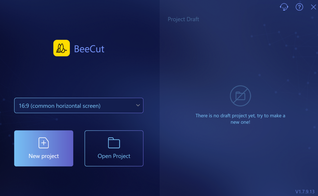 BeeCut Video editor for Windows