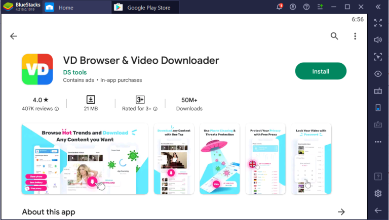 VD Browser for Windows PC