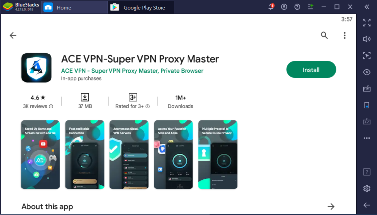 ACE VPN for Windows PC