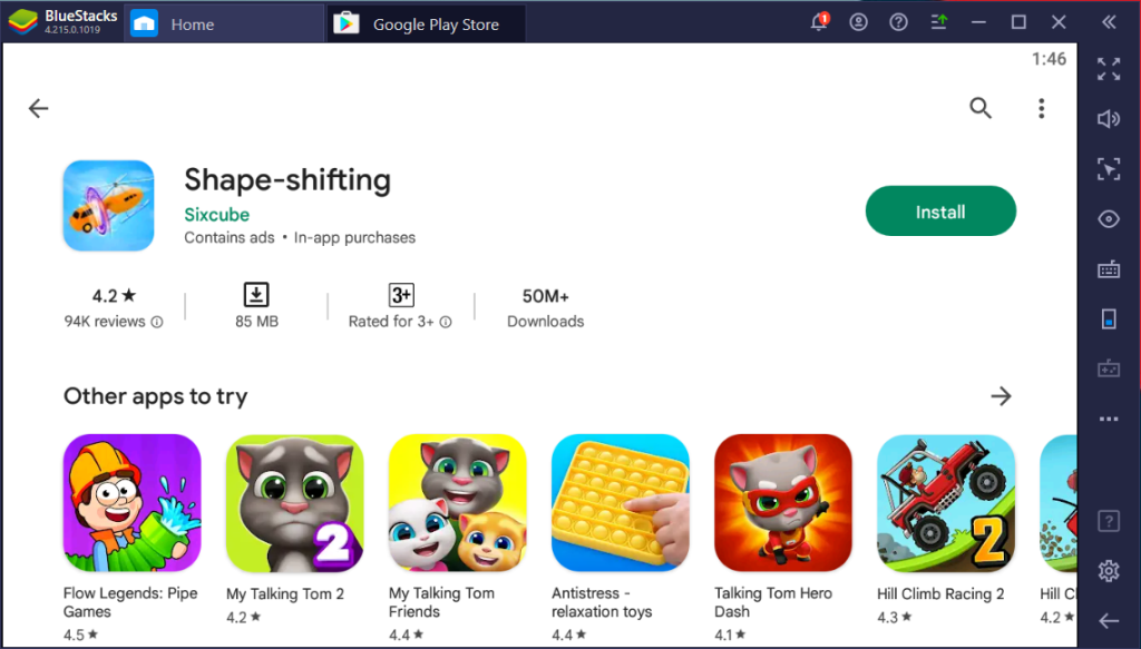 Shape Shifting for Windows PC