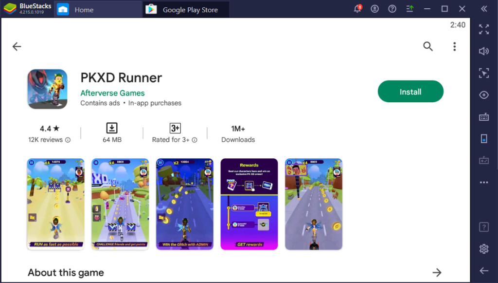 PKXD Runner for Windows PC