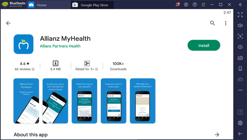 Allianz MyHealth for Windows PC