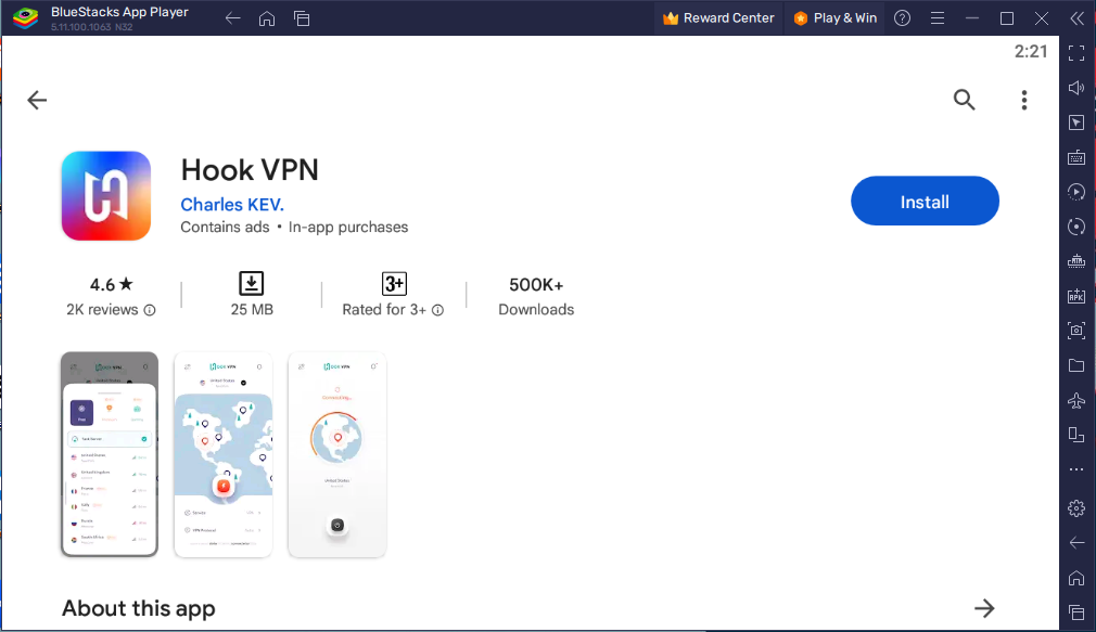 Hook VPN for PC