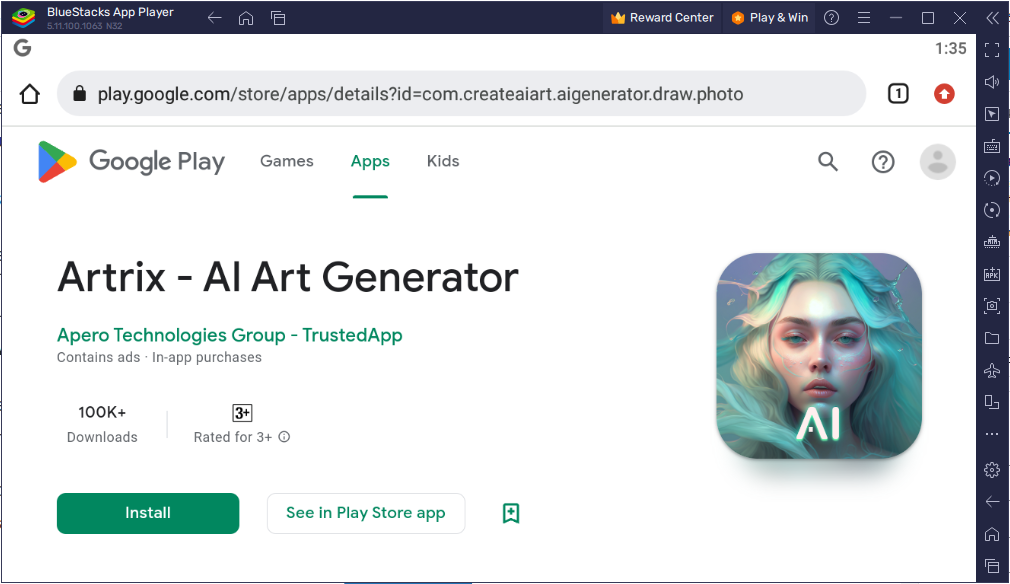 Artrix AI Art Generator for Windows PC