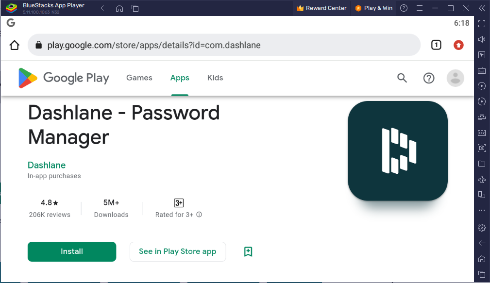 Dashlane for Windows PC