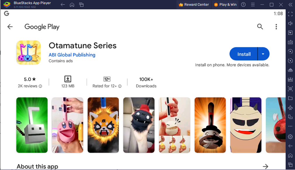 Otamatune Series App for PC